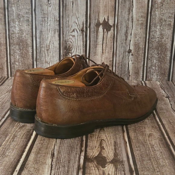 9.5 M UK/ 10.5 US Mens Church\'s Prima Classe Brown Ostrich Leather Derby Shoes main image 7